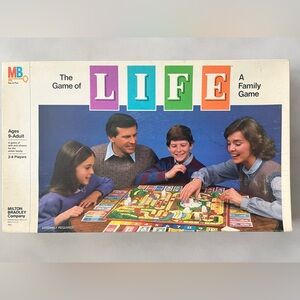 1980’s The Game of Life Board Game Milton Bradley INCOMPLETE Playable SEE INFO